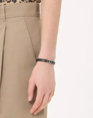Vlogo Signature Grainy Calfskin Bracelet