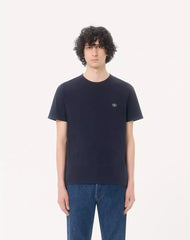 Valentino Cotton T-Shirt With VLogo Embroidery