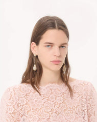 Poetique Des Gouttes Earrings In Metal And Swarovski® Crystals