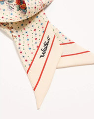 Papier Floreal Silk Bandeau Scarf