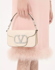 Valentino Garavani Locò Small Shoulder Bag With Jewel Logo