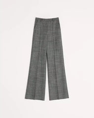 Wool Mouliné Trousers