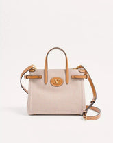Valentino Garavani Antibes Small Canvas Shopping Bag