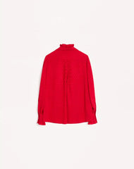 Crepe De Chine Shirt With La Cour De Coeur Print