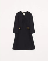 CREPE COUTURE MIDI DRESS