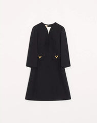 CREPE COUTURE MIDI DRESS