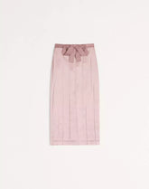Satin Midi Skirt