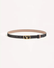 VLogo Signature Reversible Shiny Calfskin Belt - 20Mm / 1.2 In.