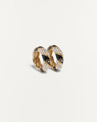 Valentino Pas Plus Earrings In Metal, Enamel, Pearl And Swarovski® Crystals