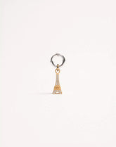 Chez Valentino Single Earring In Metal And Swarovski® Rhinestones