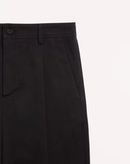 Valentino Trousers In Cotton Gabardine With VLogo Embroidery