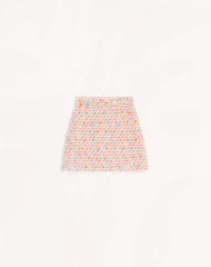 Candy Tweed Short Skirt