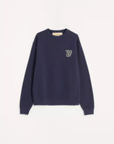 Cotton Sweatshirt With Vg Patch