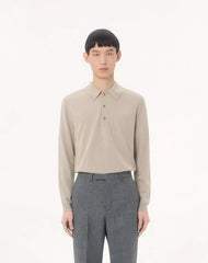 Valentino Wool Polo Shirt With VLogo