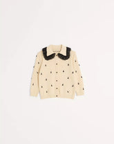 Embroidered Cotton Cardigan