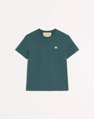Cotton T-Shirt With VLogo Patch