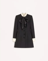 Crepe Couture Short Dress