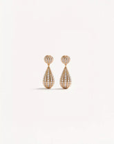 Poetiques Des Gouttes Metal And Swarovski® Crystal Earrings