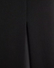Wool Crepe Midi Skirt