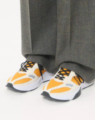 Demivee Trainer In Mesh Fabric With Suede Inserts