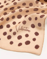 Dalmata Plus De Pois Polka Dot Headband In Cotton And Silk