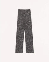 Sequin Thread Knit Trousers