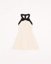 Crepe Couture Short Dress