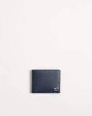 Valentino Garavani VLogo Signature Grainy Calfskin Wallet