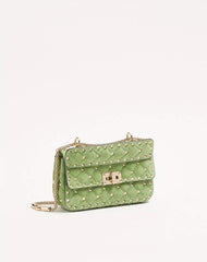Valentino Garavani Rockstud Spike Small Suede Bag