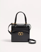 Valentino Garavani Vain-Case Bowling Bag In Shiny Calfskin