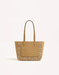 Valentino Garavani Nellcôte Mini Suede Shopping Bag