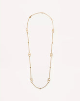Vlogo Signature Metal Necklace