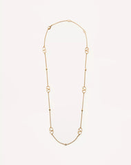 Vlogo Signature Metal Necklace