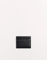 Rockstud Grainy Calfskin Cardholder