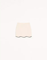 Mini Skirt In Crepe Couture