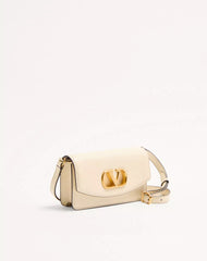 Valentino Garavani Vain Clutch Bag In Shiny Calfskin