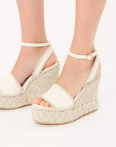VLogo Torchon Wedge Sandal In Nappa 130Mm