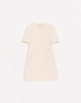 Crepe Couture Short Dress