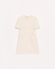 Crepe Couture Short Dress