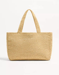 Valentino Garavani Viva Superstar Large Raffia Shopping Bag