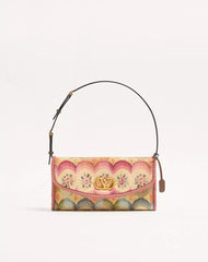 Valentino Garavani Devain Small Shoulder Bag In Jacquard Apres L'Hiver Fabric