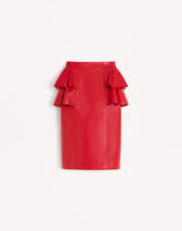 Leather Midi Skirt