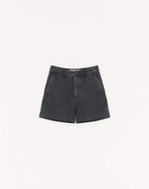 Valentino Cuffed Denim Bermuda Shorts With Vgold