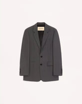 Valentino Single-Breasted Wool Jacket
