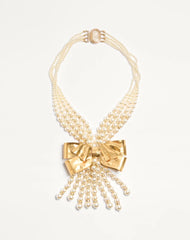 Trop Chou Necklace In Metal, Enamel, Pearls And Crystals