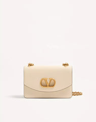 Valentino Garavani Vain Shoulder Bag In Shiny Calfskin