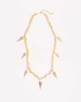 Jardin Aquatique Necklace In Metal And Shells