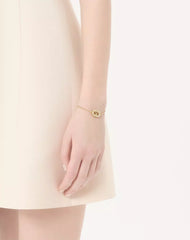 Vlogo Signature Metal And Swarovski® Crystal Bracelet