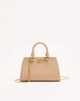 VLogo Signature Mini Bag In Grainy Calfskin