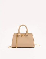VLogo Signature Mini Bag In Grainy Calfskin